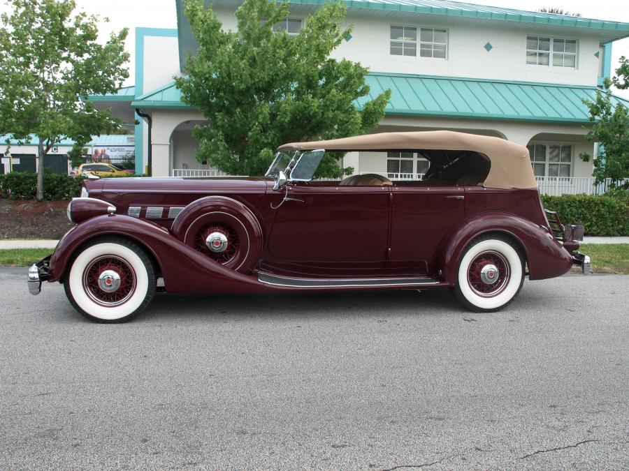  Packard Super Eight Model 1404 Phaeton 1936 года  (фото 9 из 9)